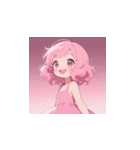 ラブリーチュ 韓国語 日本語（個別スタンプ：22）