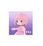 ラブリーチュ 韓国語 日本語（個別スタンプ：24）
