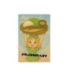 食べ物と妖精のスタンプです（個別スタンプ：3）