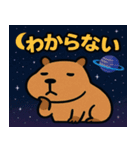 カピバラと宇宙の旅@SFW（個別スタンプ：10）