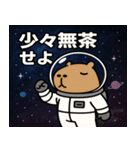 カピバラと宇宙の旅@SFW（個別スタンプ：21）