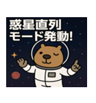カピバラと宇宙の旅@SFW（個別スタンプ：23）