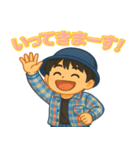 笑顔が素敵なキズナ君スタンプ（個別スタンプ：6）