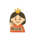 桃の節句の姫様（個別スタンプ：2）