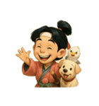 桃太郎②（個別スタンプ：10）