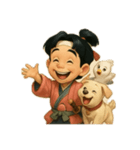 桃太郎②（個別スタンプ：16）
