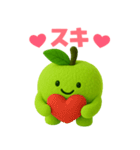 GREEN APPLE Days  - 青リンゴくんスタンプ（個別スタンプ：3）