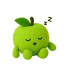 GREEN APPLE Days  - 青リンゴくんスタンプ（個別スタンプ：4）