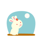 3耳ハッピーうさぎ（個別スタンプ：1）