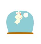 3耳ハッピーうさぎ（個別スタンプ：2）