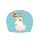3耳ハッピーうさぎ（個別スタンプ：4）