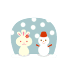 3耳ハッピーうさぎ（個別スタンプ：7）