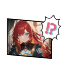 毎日美少女・ファンタジー7◆異世界AI女子（個別スタンプ：11）