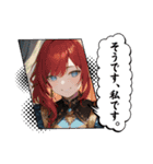 毎日美少女・ファンタジー7◆異世界AI女子（個別スタンプ：28）