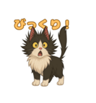 ふわもこ感情スタンプ ノル猫Ver（個別スタンプ：12）