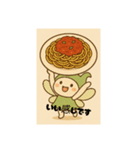 妖精と食べ物のスタンプ2（個別スタンプ：5）
