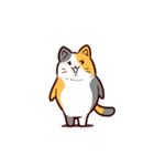 なんかネコのようなやつら（個別スタンプ：3）