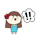 フラガール ハワイ 夏 アロハ 5（個別スタンプ：10）