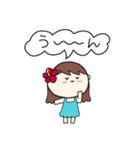 フラガール ハワイ 夏 アロハ 5（個別スタンプ：16）