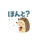 森の動物スタンプ·北欧クレヨン編（個別スタンプ：29）