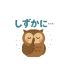 森の動物スタンプ·北欧クレヨン編（個別スタンプ：30）