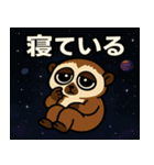 スローロリスと宇宙の旅@SFW（個別スタンプ：1）