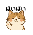 愛嬌たっぷりの表情豊かな三毛猫（個別スタンプ：6）