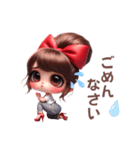 ちょっとギャルな、ちゃんと敬語スタンプ♥（個別スタンプ：3）