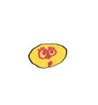 ●オムライスさんの顔スタンプ（個別スタンプ：19）