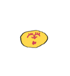 ●オムライスさんの顔スタンプ（個別スタンプ：32）