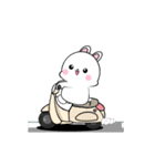 かわいいウサギ : アニメーションスタンプ（個別スタンプ：3）