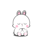 かわいいウサギ : アニメーションスタンプ（個別スタンプ：23）