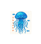 ドットクラゲくん（個別スタンプ：2）