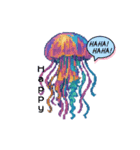 ドットクラゲくん（個別スタンプ：6）
