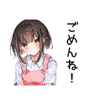 不器用な料理苦手女子（個別スタンプ：8）