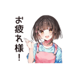 不器用な料理苦手女子（個別スタンプ：22）