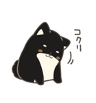 誠実なクロしばくん その4（個別スタンプ：10）