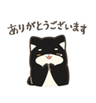 誠実なクロしばくん その4（個別スタンプ：16）