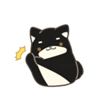 誠実なクロしばくん その4（個別スタンプ：34）