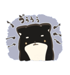 誠実なクロしばくん その4（個別スタンプ：36）