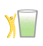 絵を描こう 飲み物は何にしよう（個別スタンプ：4）