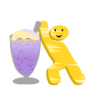 絵を描こう 飲み物は何にしよう（個別スタンプ：14）