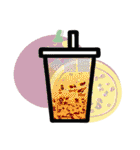 絵を描こう 飲み物は何にしよう（個別スタンプ：17）