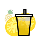 絵を描こう 飲み物は何にしよう（個別スタンプ：18）