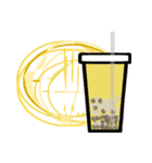 絵を描こう 飲み物は何にしよう（個別スタンプ：34）