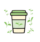 絵を描こう 飲み物は何にしよう（個別スタンプ：40）