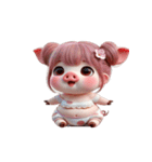 ブタちゃん「大好き」（個別スタンプ：7）