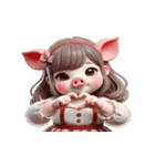ブタちゃん「大好き」（個別スタンプ：19）
