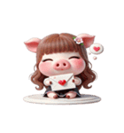 ブタちゃん「大好き」（個別スタンプ：23）