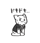 野球ねこ応援団・黒チームVer.（個別スタンプ：21）